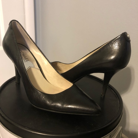 MICHAEL Michael Kors Shoes - Michael Kors Leather Pointed Toe Pumps
